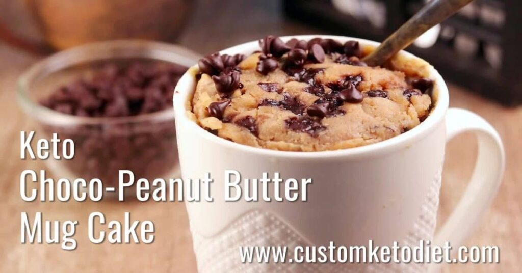 Keto Choco-Peanut Butter Mug Cake